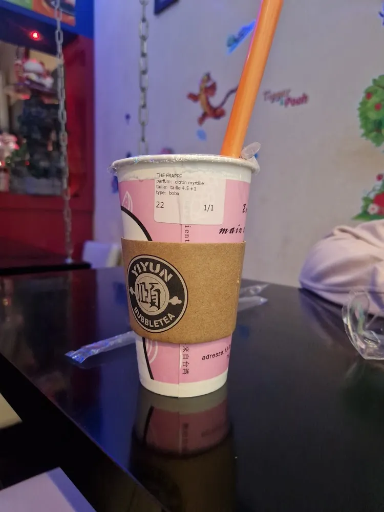 Thé Frappé Citron-myrtille